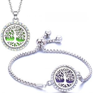 pulsera y collar aromaterapia
