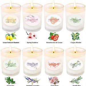 8 velas perfumadas